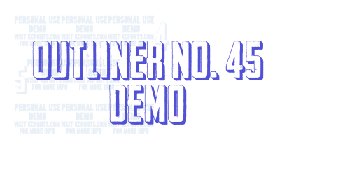 Outliner No. 45 DEMO-font-download