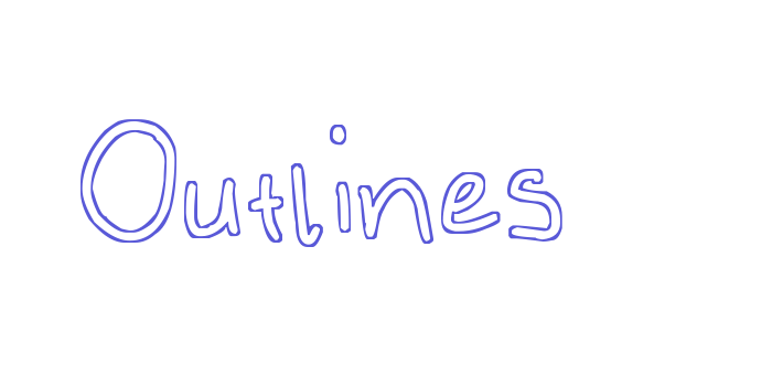 Outlines Font Download