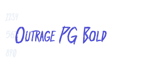 Outrage PG Bold-font-download