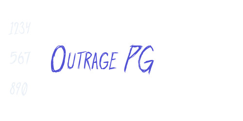 Outrage PG-font-download
