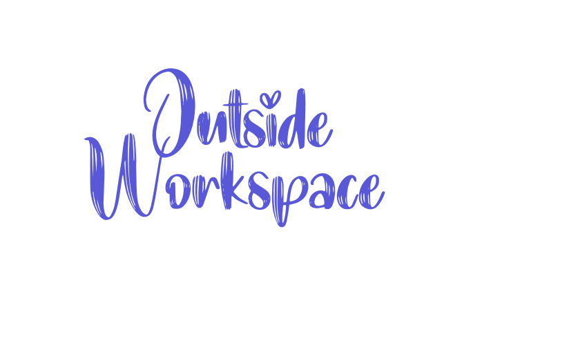 Outside Workspace Font