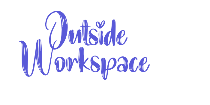 Outside Workspace Font