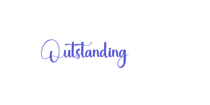 Outstanding Font Download