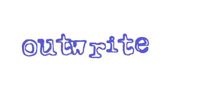 Outwrite Font Download