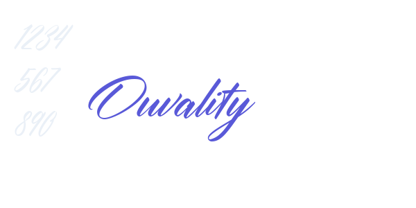 Ouvality font free