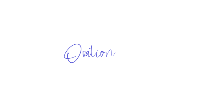 Ovation Font Download