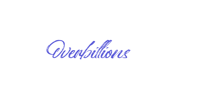 Overbillions Font Download