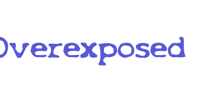 Overexposed Font Download