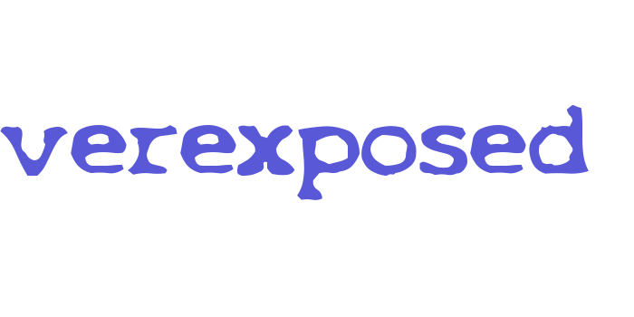 Overexposed Font