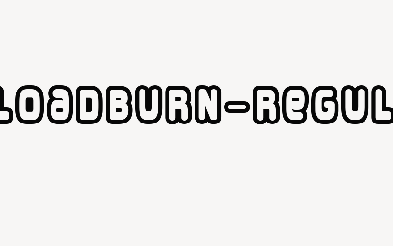 OverloadBurn-Regular Font