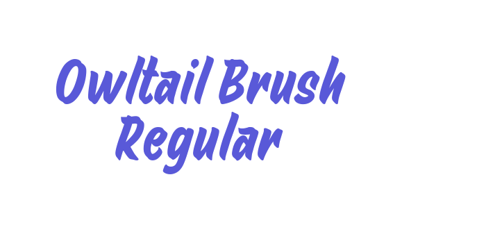 Owltail Brush Regular Font Download