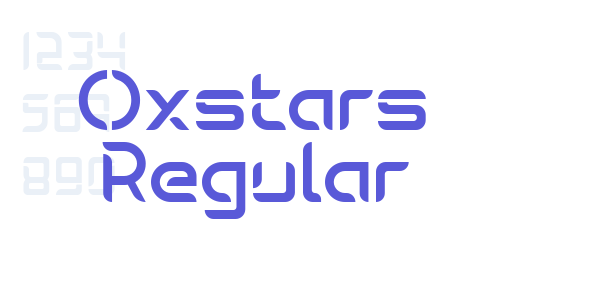 Oxstars Regular font free