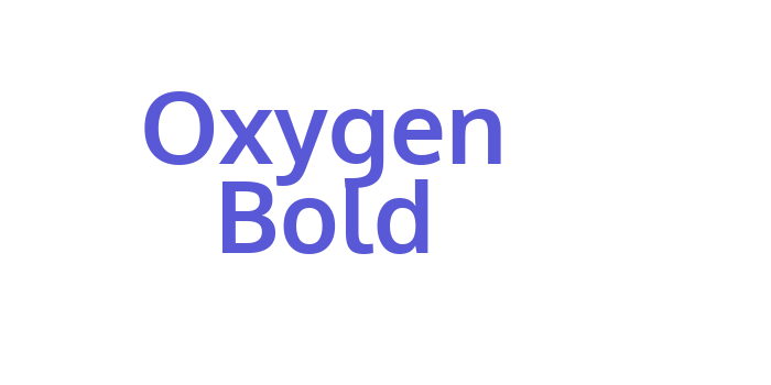 Oxygen Bold Font Download