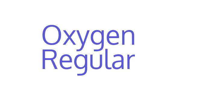 Oxygen Regular Font Download