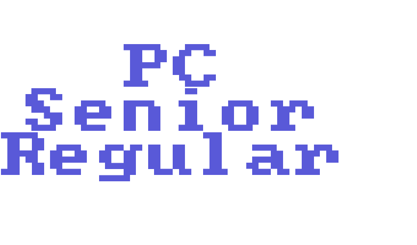 PC Senior Regular Font