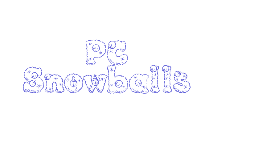 PC Snowballs Font Download