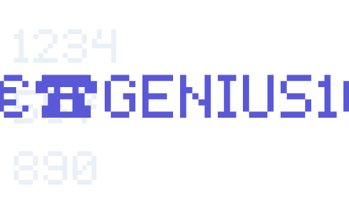 PEPgenius10 Font Download