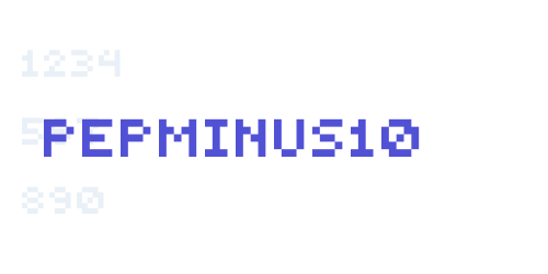 PEPminus10-font-download
