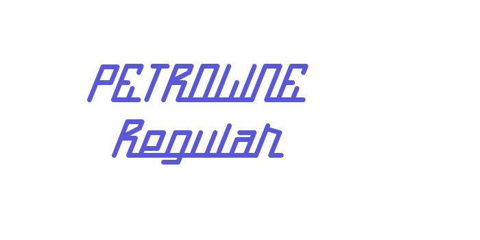 PETROLINE Regular Font Download