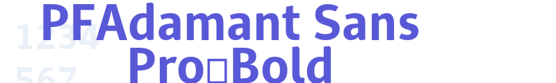 PFAdamant Sans Pro-Bold font