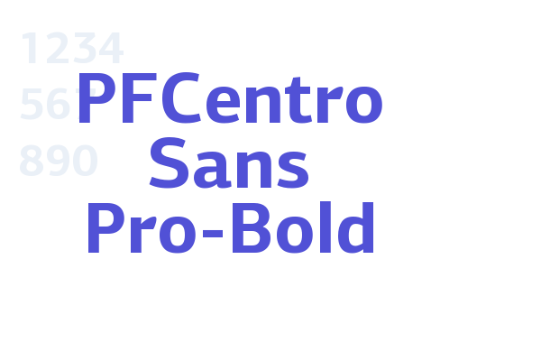 PFCentro Sans Pro-Bold