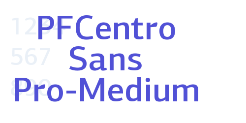 PFCentro Sans Pro-Medium-font-download