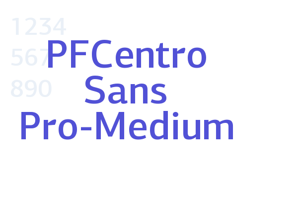 PFCentro Sans Pro-Medium