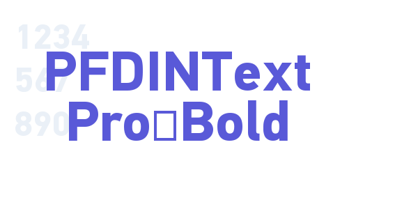 PFDINText Pro-Bold font free