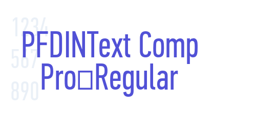 PFDINText Comp Pro-Regular-font-download
