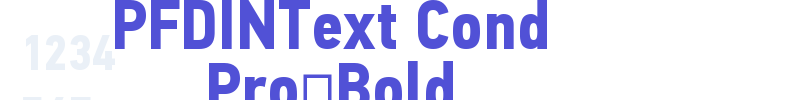 PFDINText Cond Pro-Bold-font