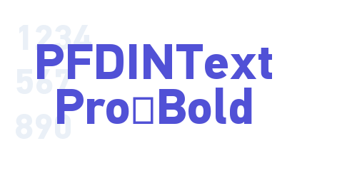PFDINText Pro-Bold-font-download
