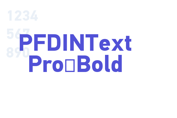 PFDINText Pro-Bold