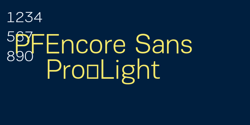 PFEncore Sans Pro-Light