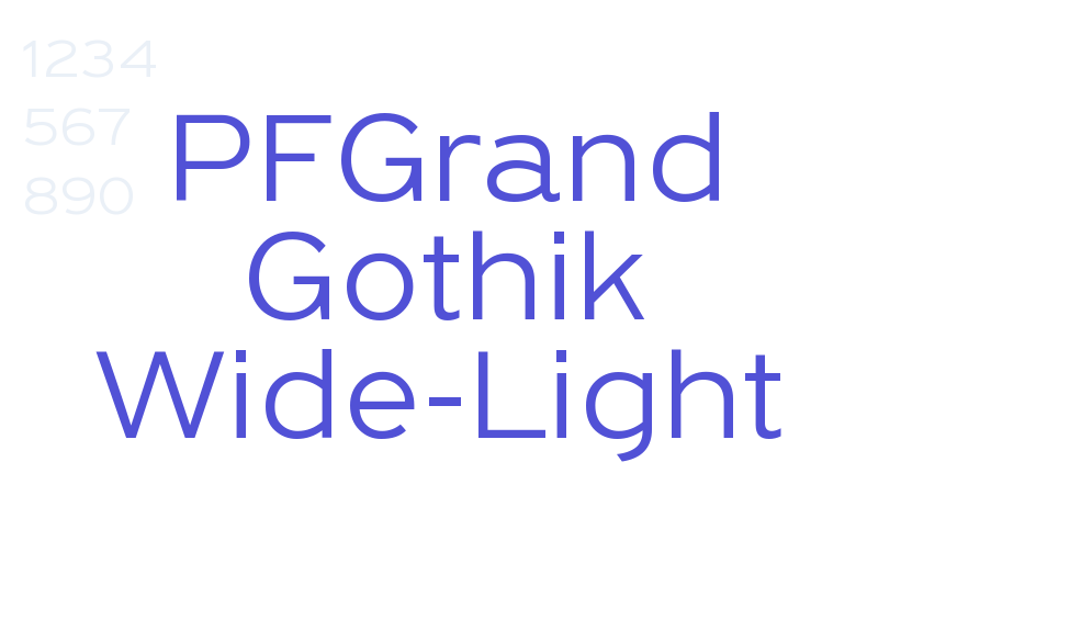 PFGrand Gothik Wide-Light-font-download