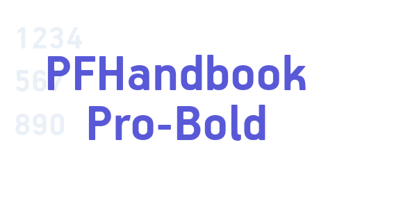 PFHandbook Pro-Bold font