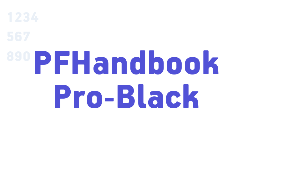 PFHandbook Pro-Black-font-download