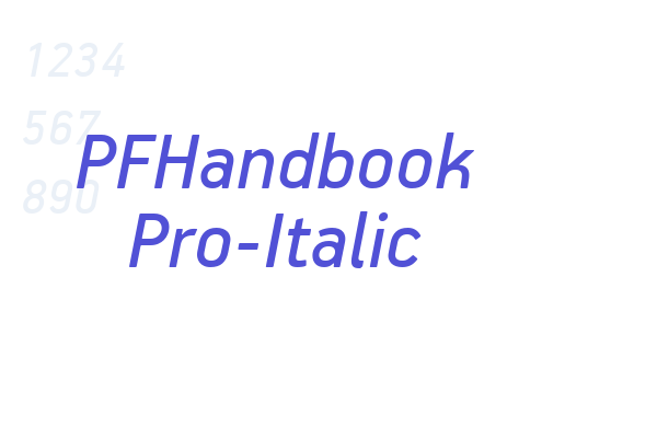 PFHandbook Pro-Italic