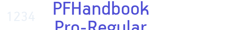 PFHandbook Pro-Regular-font