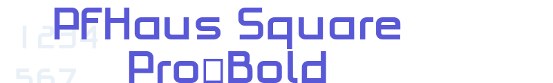 PFHaus Square Pro-Bold