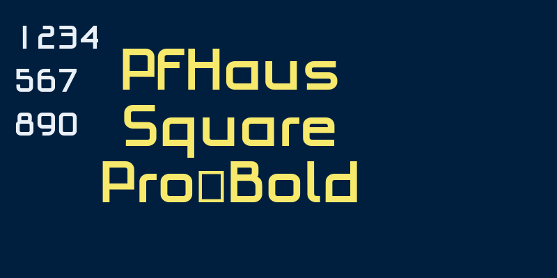 PFHaus Square Pro-Bold