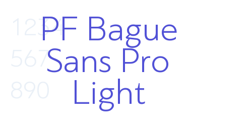 PF Bague Sans Pro Light-font-download
