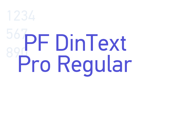 PF DinText Pro Regular