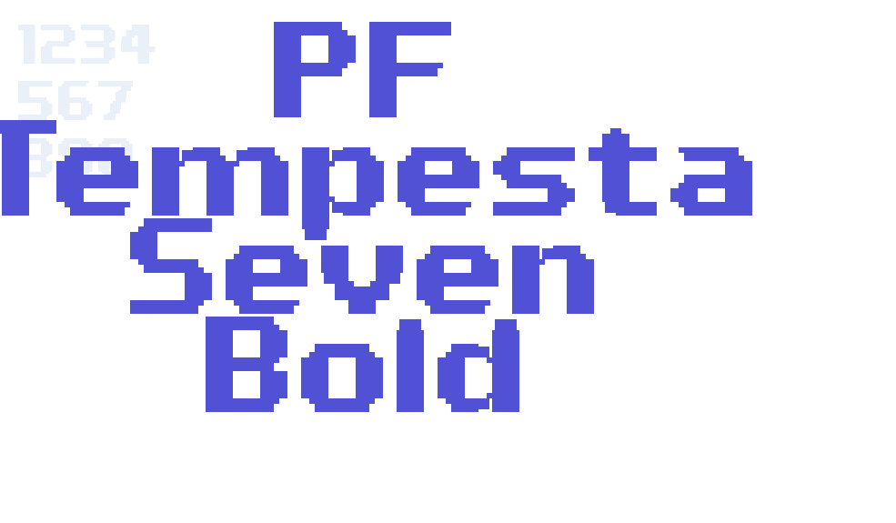 PF Tempesta Seven Bold-font-download