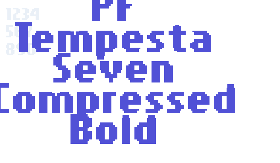 PF Tempesta Seven Compressed Bold-font-download