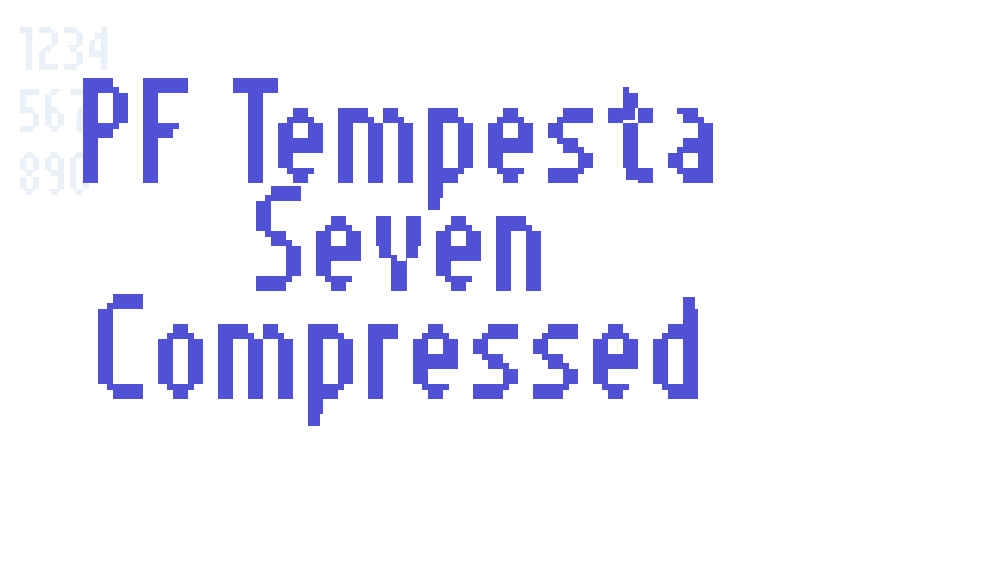 PF Tempesta Seven Compressed-font-download