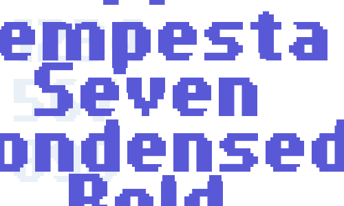 PF Tempesta Seven Condensed Bold Font Download