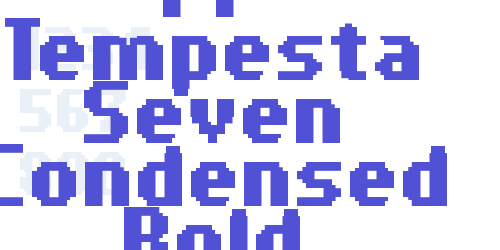 PF Tempesta Seven Condensed Bold-font-download