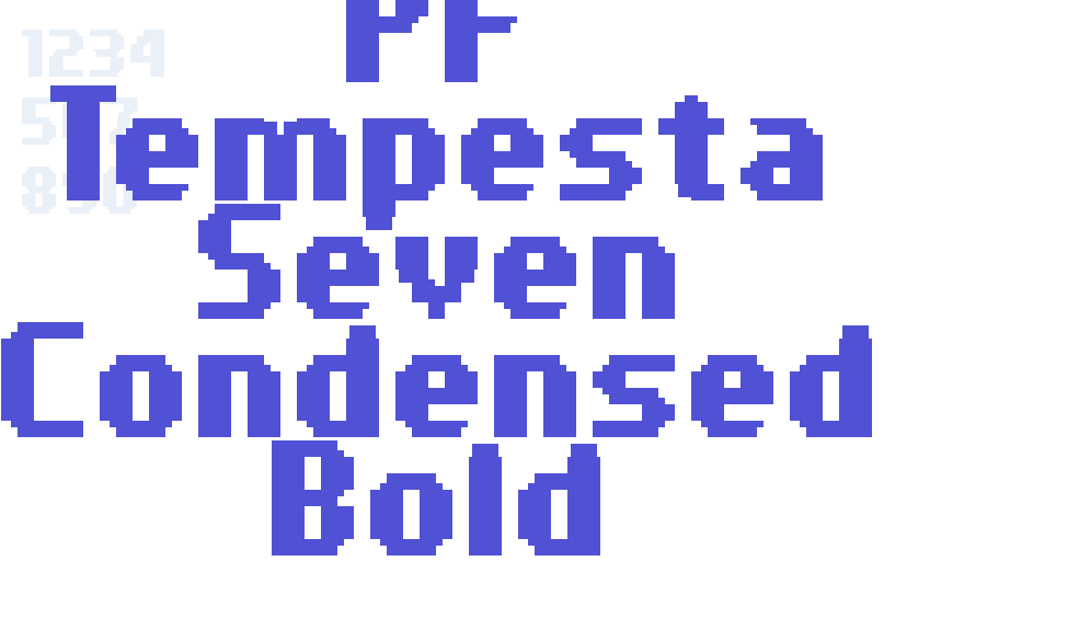 PF Tempesta Seven Condensed Bold-font-download