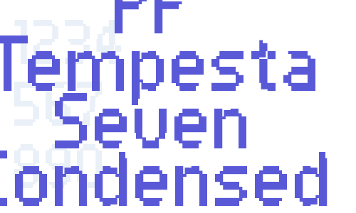 PF Tempesta Seven Condensed Font Download