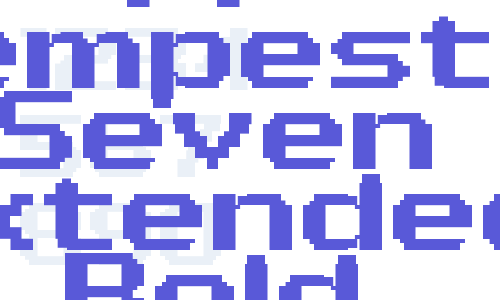 PF Tempesta Seven Extended Bold Font Download